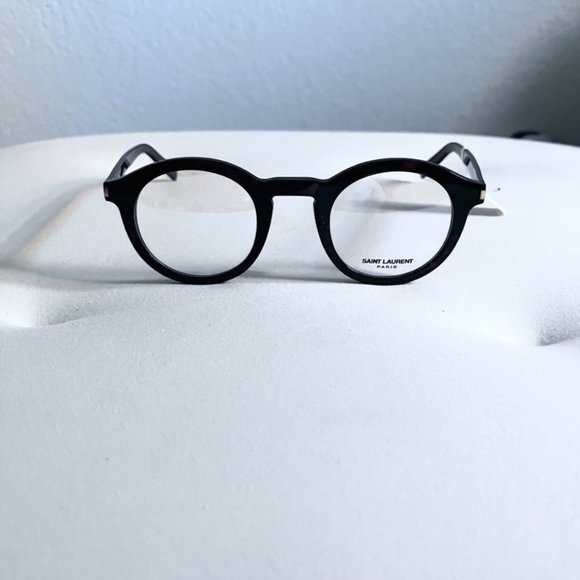 Saint Laurent SL140 Slim Round Frame Eyeglasses - Picture 3 of 10